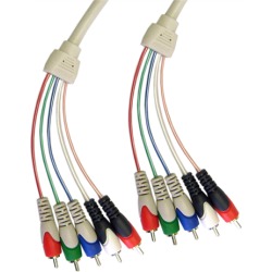 Cable Wholesale 5-RCA Video/Audio Component Mini Cable - 6 ft