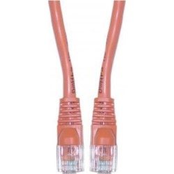 Cable Wholesale Cat 5E Orange Ethernet Patch Cable, Snagless / Molded Boot, 25 Foot