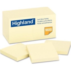 3M Highland Self-Sticking Note Pads