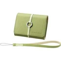 soft carrying case genuine leather for dsct100/ dsct20/ dscw55/ dscw35/ dscw90/ dscw80 green