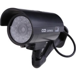 Waterproof Fake Camera Outdoor Indoor Security Fake Surveillance Dummy CCTV Camera Night CAM With Flash LED Light