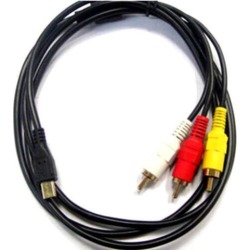 1.5M 5ft VMC-15MR2 MD4 AV Cable For Sony HDR-CX230E CX220E CX280E PJ380E PJ390E