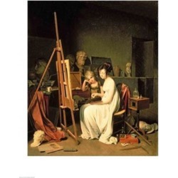 Posterazzi BALBAL47976LARGE Artists Studio Poster Print by Louis-Leopold Boilly - 24 x 36 in. - Large