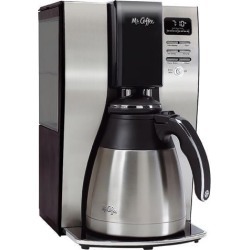 Mr. Coffee Optimal Bre 10-Cup Programmable Coffee Maker with Thermal Carafe, BVMC-PSTX91-RB