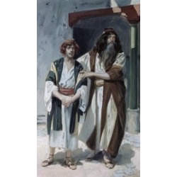 Posterazzi SAL999509 David Presented to Samuel James J. Tissot 1836-1902 French Jewish Museum New York USA Poster Print - 18 x 24 in.