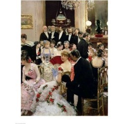 Posterazzi BALXIR28157LARGE The Soiree Poster Print by Jean Beraud - 24 x 36 in. - Large