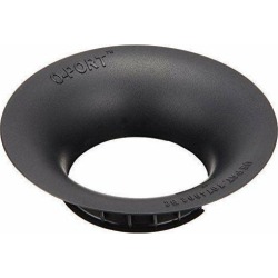 Planet Waves O-Port Sound Enhancement for Acoustic Guitar, Small, Black