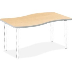 HON SW3054ENDK Build Table - Natural Maple Ribbon Top
