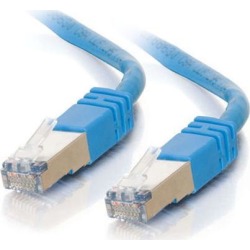 C2G 27256 Cat5e Cable - Snagless Shielded Ethernet Network Patch Cable, Blue (10 Feet, 3.04 Meters)