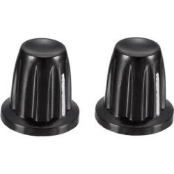 2Pcs Speaker Control Knob Power Amplifier Knob 15mm Dia. Rotary Knobs for 6mm Dia. Shaft Potentiometer