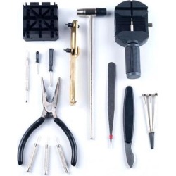 Stalwart 16-Piece Professional Watch Jewelry Repair Tool Kit
