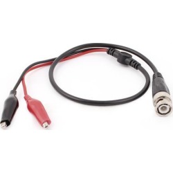 BNC Male Connector to Alligator Test Lead Clip Probe Cable Wire 54cm
