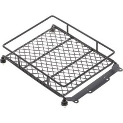Metal Cargo Carrier Roof Luggage Rack Basket for RC 1/10 Model Car Black