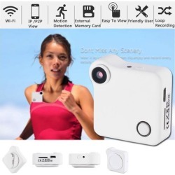 720P Motion Sensor HD C1 Mini Camera IP Cam WiFi Wearable Spy Hidden Camera Alarm System