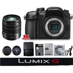 Panasonic Lumix DMC GH4 Mirrorless Micro Four Thirds Digital Camera (Body Only) (International Model) with Panasonic Lumix G Vario 14-140mm f/3.5-5.6