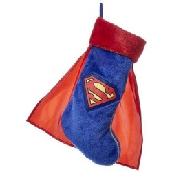 Monoprice Superman Plush Stocking With Cape Holiday Novelties, Stocking Suffers, Toys, Games, Gifts