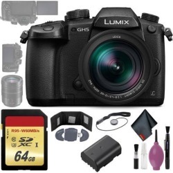 Panasonic Lumix DC-GH5 Mirrorless Micro Four Thirds Digital Camera 12-60mm Lens - 64GB