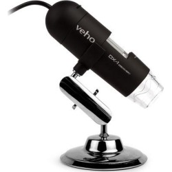 Veho Discovery DX-1 USB Digital 2 Mega Pixels HD Microscope x200 Magnification Photo/Video Capture & record Adjustable stand MicroCapture