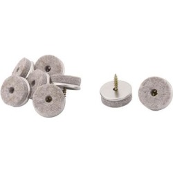 Metal Pin Antislip Furniture Table Foot Cover Protection Nail 28mm Base Dia 8pcs