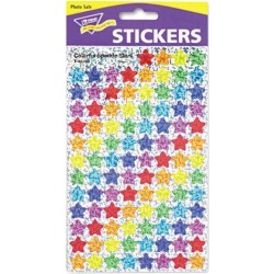 TREND T46910 SuperSpots & SuperShapes Sticker Variety Packs, Sparkle Stars, 1300/Pack
