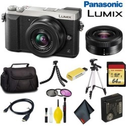 Panasonic Lumix DMC-GX85 Mirrorless Micro Four Thirds Digital Camera with 12-32mm Lens (Silver) Master Bundle