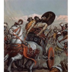 Posterazzi SAL999294 Ahab Pierced by an Arrow James Tissot 1836-1902 French Jewish Museum New York USA Poster Print - 18 x 24 in.
