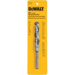 B & D DEWALT POWER TOOLS 5/8' Black Oxide Reduced Shank Drill Bit
