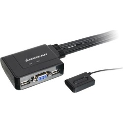 IOGEAR GCS22U 2-Port USB KVM Switch with Cables and Remote