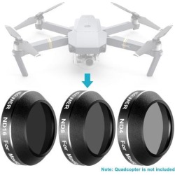 Neewer 3pcs Optical Filter Kit ND4 ND8 ND16 for DJI Mavic Pro Drone Quadcopter