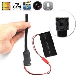 Spy Camera Wireless Wifi IP Hidden DIY Digital Video Camera Mini Micro DVR DV, Black