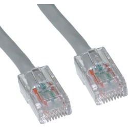 Cable Wholesale Cat 6 Ethernet Patch Cable Bootless 3 Foot - Gray