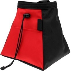 Rock Climbing Bouldering Weightlifting Chalk Storage Bag Bucket Pouch red