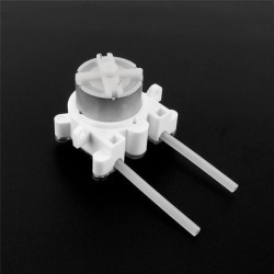 6V DC DIY Dosing pump Peristaltic Dosing Head For Aquarium Lab Analytical Water with Water Pipe