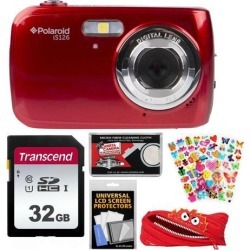 Polaroid iS126 16.1MP Digital Camera Kit Red
