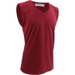 Men GYM Tank Tops Bodybuilding Stringer Athletic Shirt 2XL Red