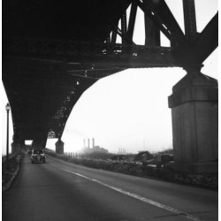 Posterazzi SAL255417867 Car Travelling on Bridge Poster Print - 18 x 24 in.