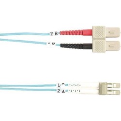 Black Box FO10G-010M-SCLC Box 10-Gbe 50-Micron Multimode Value Line Patch Cable, Sc-Lc, 10-M (32.8-Ft.) - Fiber Optic For Network Device - 32.81 Ft.