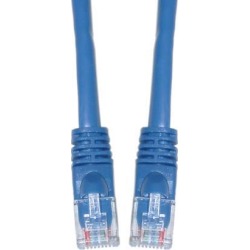 Offex Cat5e Ethernet Patch Cable, Snagless/Molded Boot, 20 foot - Blue