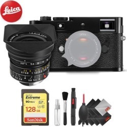 Leica M-P (Typ 240) Digital Rangefinder Camera (Black) + Leica 18mm f/3.8 Lens (11649) + Professional Accessory Combo