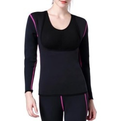 Women's Sauna Slimming Sweat Tops Neoprene Body Shapers for Weight Loss XXL
