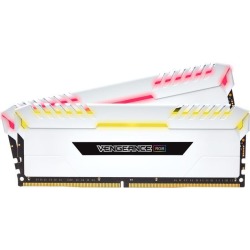 CORSAIR Vengeance RGB DRAM 32GB (2 x 16GB) 288-Pin DDR4 3200 (PC4 25600) Desktop Memory Model CMR32GX4M2C3200C16W