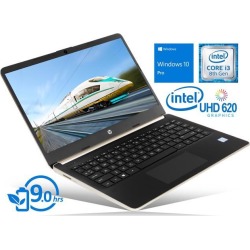 HP 14 Notebook, 14' HD Touch Display, Intel Core i3-8145U Upto 3.9GHz, 16GB RAM, 512GB NVMe SSD, HDMI, Card Reader, Wi-Fi, Bluetooth, Windows 10 Pro