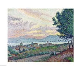 Posterazzi BALXIR9956LARGE St. Tropez Pinewood 1896 Poster Print by Paul Signac - 36 x 24 in. - Large