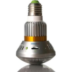 Ibulb Mini Nightvision Hidden Surveillance Camera Motion Activated Dvr w/ 27GB MicroSD
