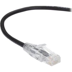 Black Box C6PC28-BK-07 Slim-Net Cat6 Patch Cable Black 7Ft