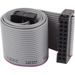 Unique Bargains IDC 20-Pin Female to Female Connector Extension Flat Ribbon Cable 48cm Length