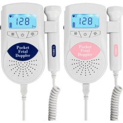 Baby Heart Rate Monitor Prenatal Fetal Detector 3MHz Probe Built-in Speaker Health Monitors