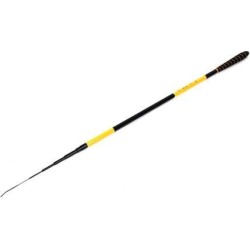 Unique Bargains Portable Black 3.6 Meters Telescopic Carbon Fiber Fishing Rod Pole