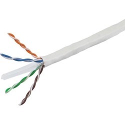 Monoprice Cat6 Ethernet Bulk Cable - Network Internet Cord - Solid, 350Mhz, UTP, CMR, Riser Rated, Pure Bare Copper Wire, 23AWG, No Logo, 1000ft.
