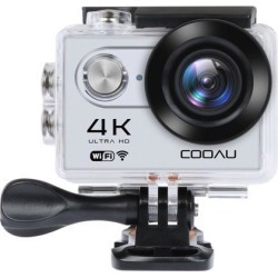 COOAU Ultra HD Action Camera 4K Wi-Fi Sport Camera DV Camcorder, 2.0 Inch LCD Screen, Waterproof 30M for Diving Surfing Swimming Skiing Bike